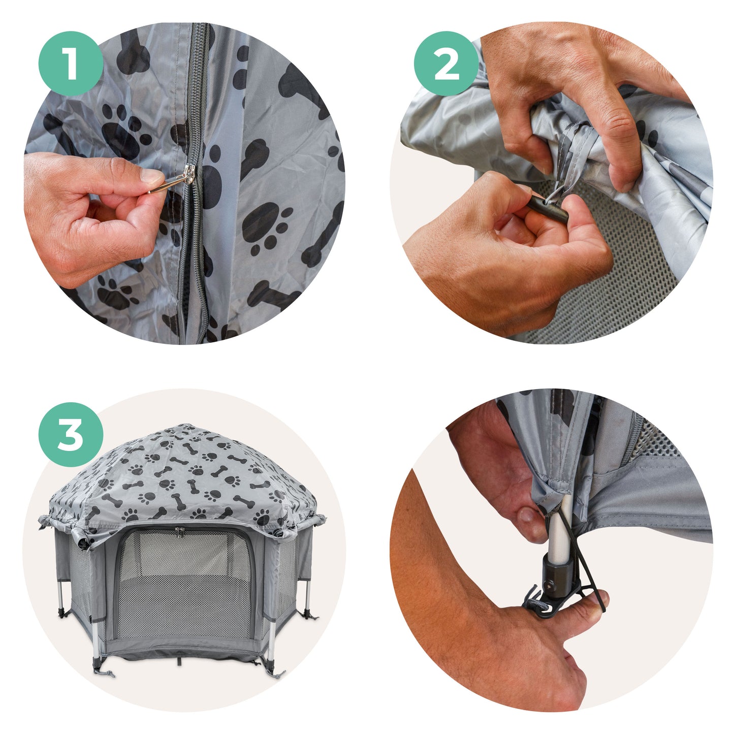 Anleitung Montage der Abdeckung Plus in klein