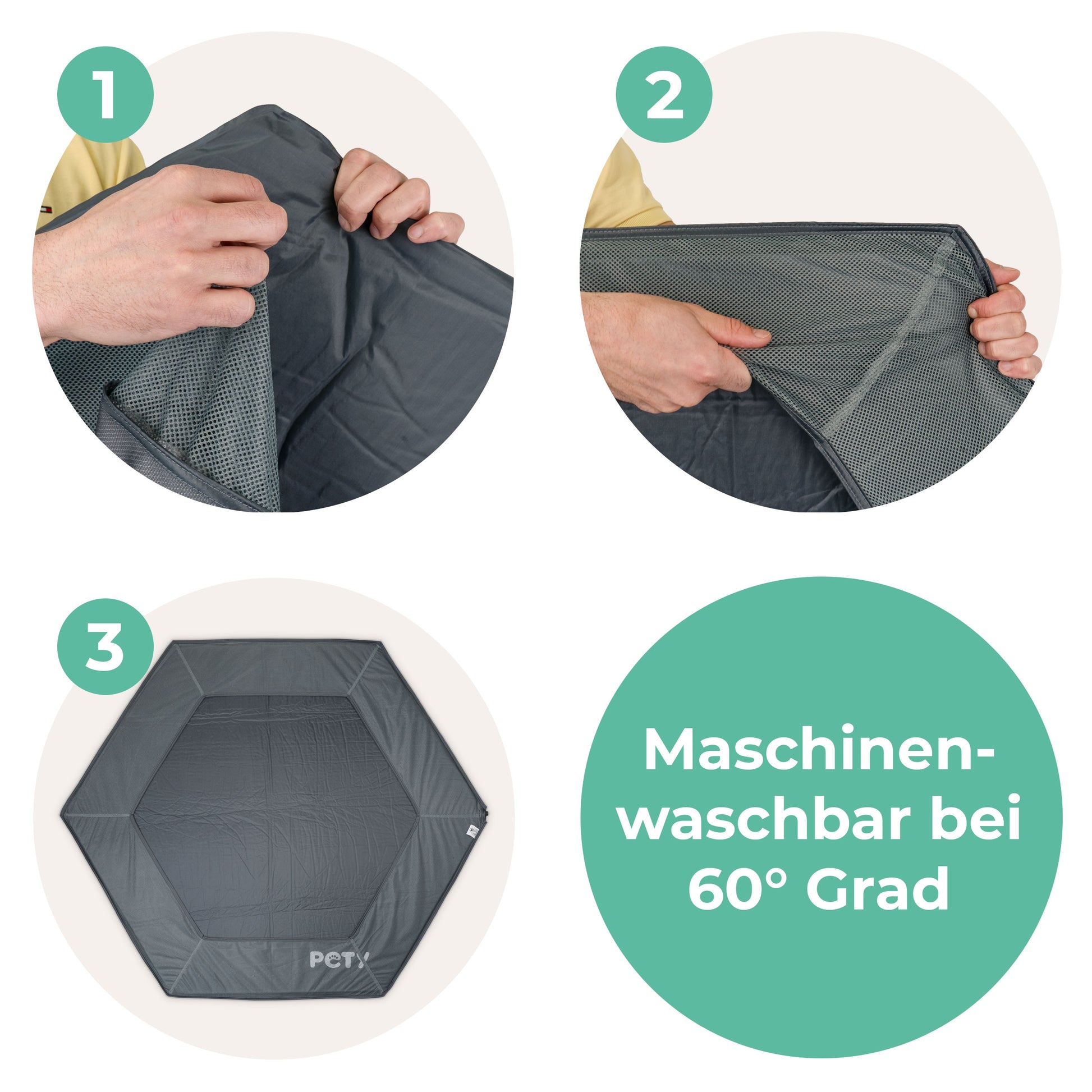 Anleitung für den PETY Mattenüberzug smooth